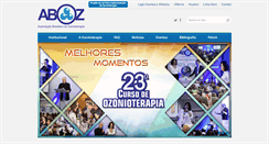 Desktop Screenshot of aboz.org.br