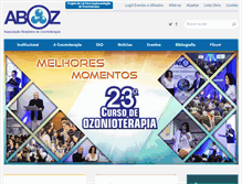 Tablet Screenshot of aboz.org.br